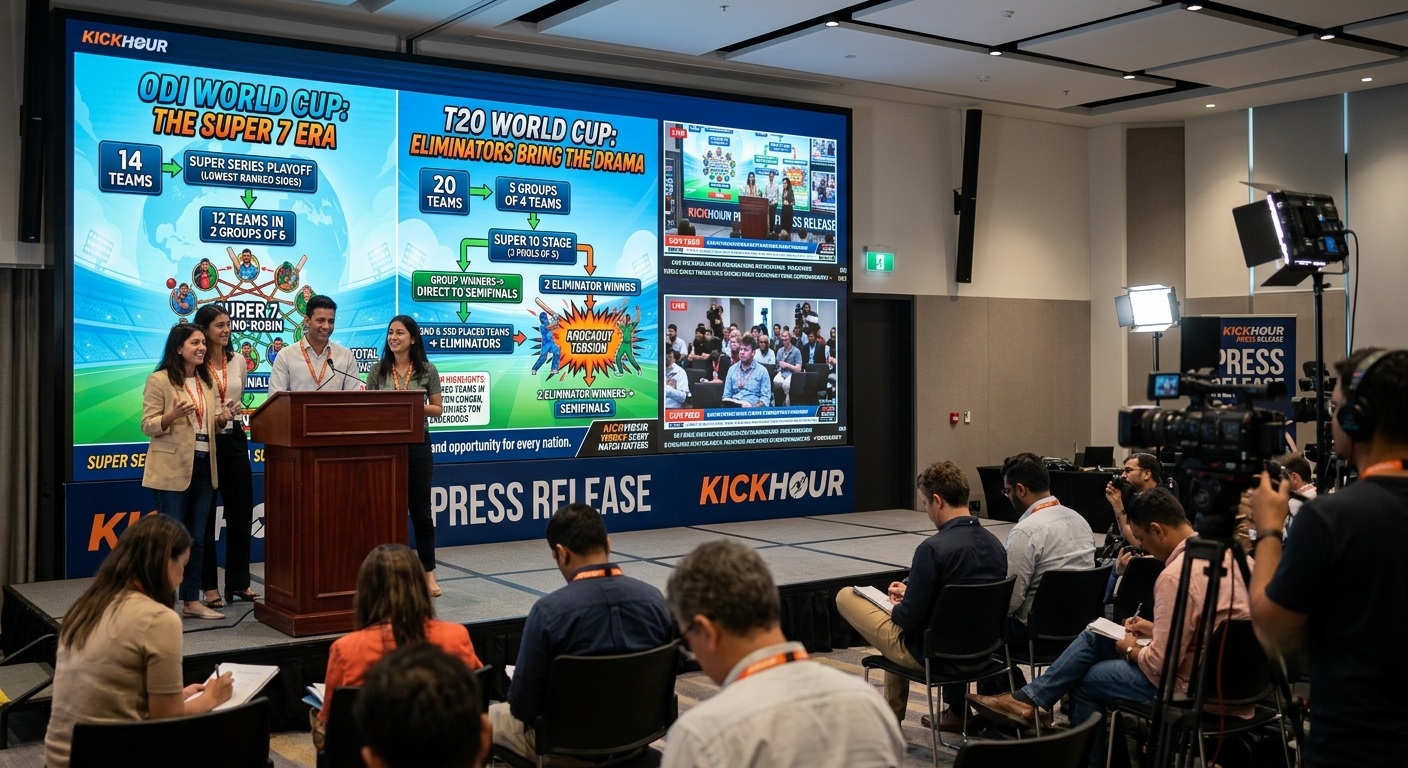 ICC Redefines World Cup Formats: A New Era of Competitive Cricket